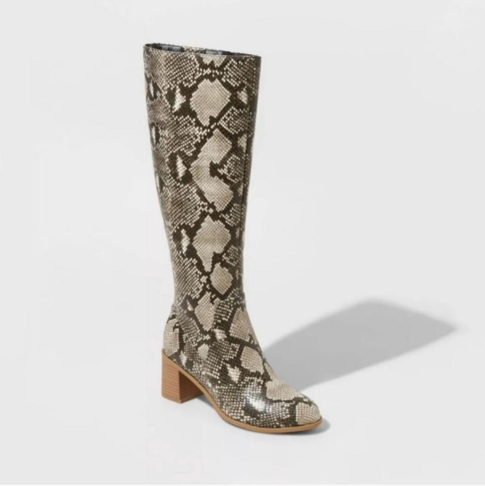 NEW UNIVERSAL THREAD GRAY SNAKESKIN/ MARLEE, sz 6.5, nwt